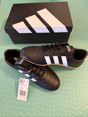 adidas Grand Court Lo Sneakers Black White Gum Sole Women’s Size 7 NWT NIB